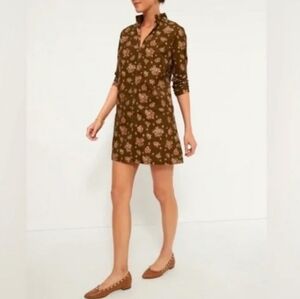 NWT TUCKERNUCK Brown Hazel Bouquet Corduroy Clifton Dress Size XL